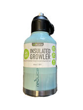 Reduce Stainless Steel Insulated Growler, 64oz Opaque Gloss Blue New