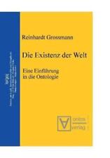 Reinhardt Grossmann Die Existenz Der Welt (poche) Logos