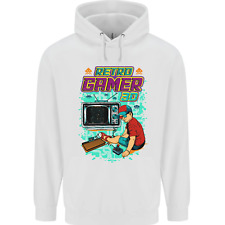 Rétro Gamer Arcade Jeux Hommes Sweatshirt à Capuche