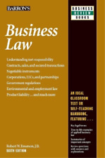 Robert W. Emerson Business Law (poche) Barron's Business Review