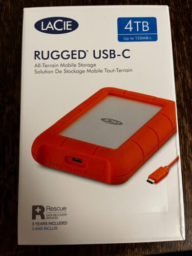 Rt46831 Rugged Usb-c Portable Hard Drive 4tb