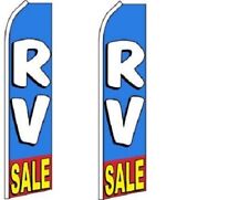 Rv Sale King Size Polyester Swooper Flag Pack Of 2 (hardware No Incl
