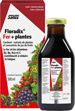 Salus Floradix Fer + Plantes - Formule Liquide Riche En Fer - Enrichi En Vitamin