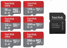 Sandisk 16go 32go 64go 128go 256go Micro Sd Carte Mémoire Ultra Sdhc 120mb/s Fr