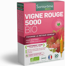 Santarome Bio - Vigne Rouge Bio | Complément Alimentaire Jambes Légères | Booste