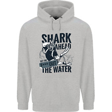 Shark Ahead Drôle Plongée Diver Hommes Sweatshirt à Capuche