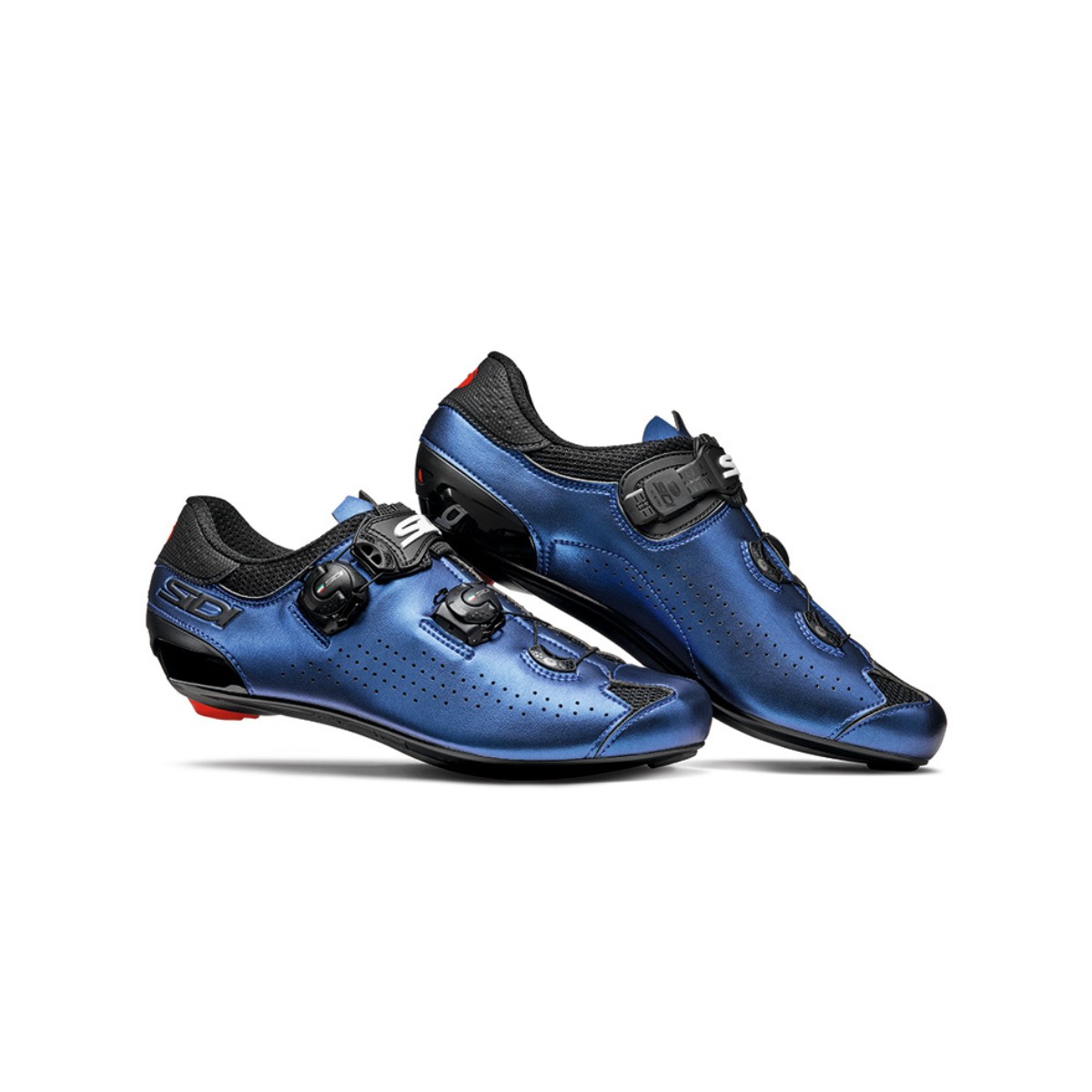 sidi chaussures sixty noir bleu - chaussures de cyclisme pour hommes, taille 41 - eur uomo
