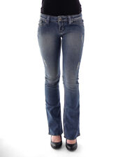 Sinful Pantalon Jeans Pantalon Blau 5-pocket Zipfly Rivets Décoratifs Usé