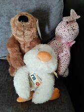 Soins Maternels John Lewis Jouets Doux Ours Canard & Lapin Floral 