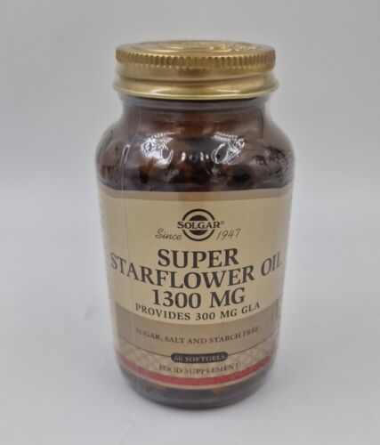 Solgar Super Starflower Oil 1300 Mg Softgels - Pack Of 60 Count (pack 1) 
