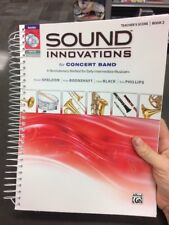Sound Innovations Series For Concert Band Teacher's Score Book 2 W/ Dvd Mp3 New