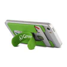 Stand Support De Table Silicone Universale Smartphone Port Cartes Vert