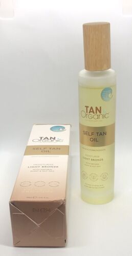 Tan Organic Self Tanning Certified Oil 100ml Ultra Moisturising Vegan Self Tan