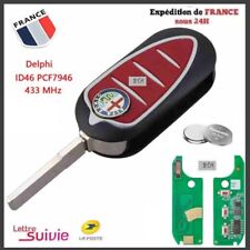 Telecommande Cle 433mhz Pcf7946 Sip22 3 Boutons Pour Alfa Romeo Mito