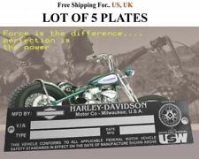 Étiquette D'identification De Plaque Signalétique Harley Evo Twin Cam...