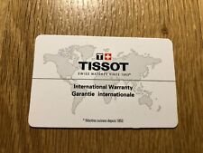 Tissot - International Garantie - Garantie Internationale - Pour Watches