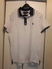 U.s. Polo Assn. Mens Short Sleeve Slim Fit Solid Poly Shirt- Stretch Size L Whch