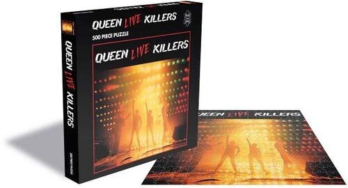 unbekannt zee company queen jigsaw puzzle live killers album cover nue offiziell schwarz 500 piece