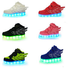 Unisexes Enfants Del Glow Chaussures Clignotantes Ailes Lumière Chaussures Enfants Baskets