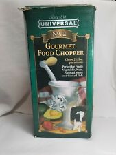 Universal No. 2 Gourmet Food Chopper/grinder