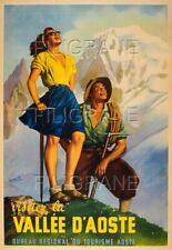 Vallée D'aoste Rdod - Poster Hq 40x60cm D'une Affiche Vintage