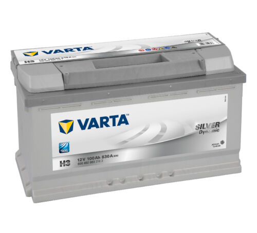 Varta H3 Car Battery Type 019 (6004020833162) - 12v 100ah 830a With 5 Yrs Wrnty