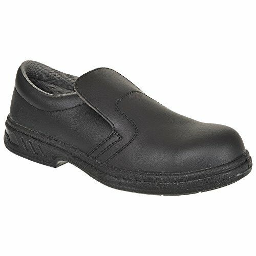 Vegan Friendly Microfibre Slip On Safety Shoe S2 Care Home Staff- Fw81