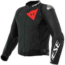 Veste Blouson Jacket Moto Dainese Homme Cuir Sport Cuir Black / Mat Tg.50