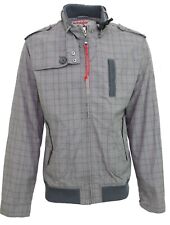 Veste Carreaux Homme Khujo Fred Checked Blue Grey Jacket Taille Xl