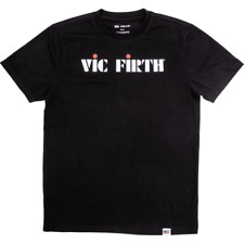 Vic Firth - Black Logo Tee L