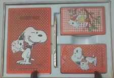 Vintage Peanuts Snoopy Sealed 2 Deck Card Set Score Pad & Pen Hallmark Rare