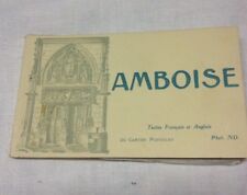 Vintage Postcard Book Amboise France 24 Cards