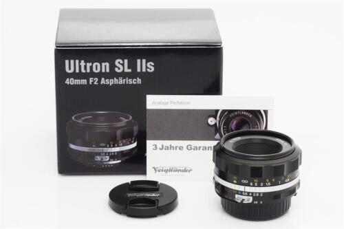 Voigtländer Ultron 2/40mm Slii-s Ais Black For Nikon Videography (1714226727)
