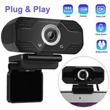 Webcam 1080p Full Hd Anti-bruit Usb Caméra Web Pc Plug Play Vidéo Micro Intégré