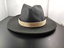Western Cowboy Cowgirl Fur Cow Hair On Hatband Adjustable Leather Handmade New