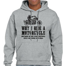 Why I Ride A Moto Hommes Drôle Moto Capuche Motard Yamaha Vélo Kawazaki
