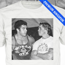 Workout T-shirt - Arnold Schwarzenegger, Lou Ferrigno, Pumping Iron Mens Gift