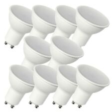 10 Ampoules Led Gu10 Dimmable 460 Lumens Blanc Chaud 3000k, 6 Watts Compatibl...