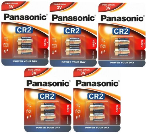 100 X Panasonic Cr2 3v Lithium Camera Photo Battery Dlcr2 Elcr2 Kcr2