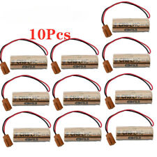 10pcs Fdk Fuji Cr8.lhc 17450 3v Battery Memory Backup Power Battery Brown Plug