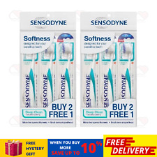 2 X Sensodyne Deep Clean Precision Brosse à Dents Soft Pour Dents Sensibles 3s
