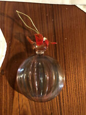 2003 Avon Products Hummingbird Glass Suncatcher Ornament - Gift Collection Nib