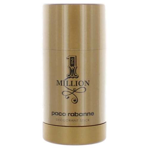 2x Paco Rabanne 1 Million Deodorant Stick, 75ml, Mens Deodorant, One Million