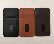 3 Lot Nixon Iphone Cell Phone Cases & Covers Black Tan Brown Leather New