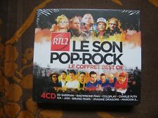 4 Cd Compilation Le Son Pop Rock (le Coffret Best Of Rtl 2) 2018 Digipack Neuf