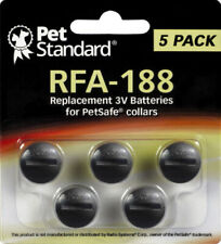 5 Piles Pour Petsafe Rfa-188 Compatible Collier Anti Aboiement Chien