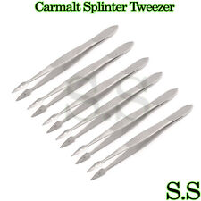 6 Carmalt Splinter Tweezer Straight Surgical & Veterinary Instruments