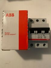 Abb S203-b10, S200 Series, Miniature Circuit Breaker, 10 Amp, New* #283089