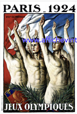 Affiche Poster Paris 1924 Jeux Olympiques