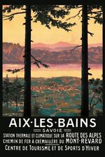 Aix Les Bains Savoie Rmfs - Poster Hq 40x60cm D'une Affiche Vintage